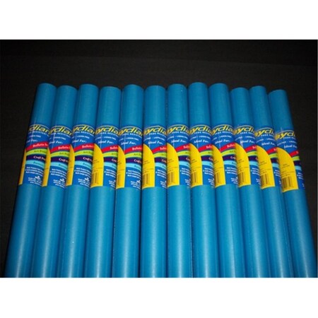 Plushdeluxe Raydiant Fade Resistant Art Rolls - Medium Blue - 24 x 12 in., 12PK PL3187364